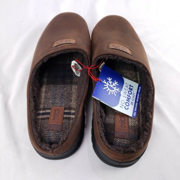 dearfoams Shoes Mens Df Dearfoam Mountain Clog Slippers W Gel